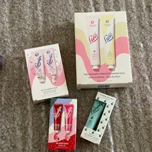 LANOLIPS 101 ointment, rose gold, baby rose gold, pear, rose hand cream, vanilla